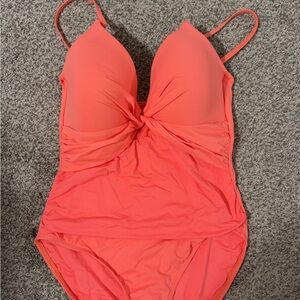 La Blanca Vibrant Coral Swimsuit